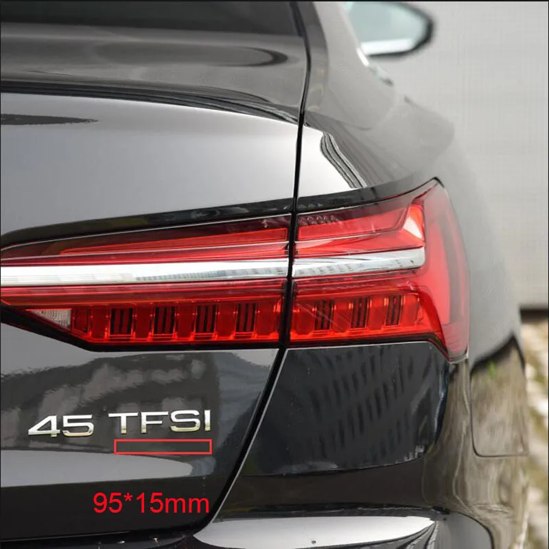 Эмблема на все колеса 95 мм значок четырехколесный привод для Audi Sport A3 A4L A5 A6L Q3 Q5 Q7 RS