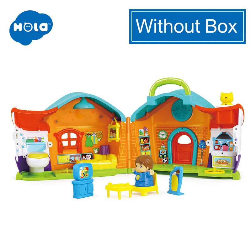 WITHOUT BOX HOLA 3128A миниатюрная мебель для дома, аксессуары для кукольного домика, игрушки, набор деревянной мебели, куклы для детской комнаты, игровой подарок - Цвет: WITHOUT BOX
