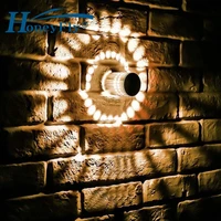 honeyfly spiral hole led wall light rgb effect wall lamp remote controller colorful wandlamp for party bar lobby ktv home deco