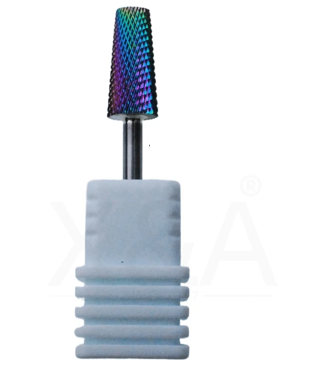 Сверла для ногтей Tornado фиолетовые карбидные сверла