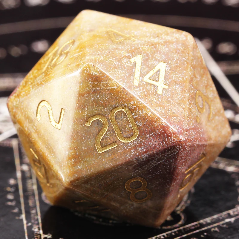

Hot D20 Natural Coral Stone Chrysanthemum Stone Dragon and Underground City Fifth Personality Running Group Digital Dice