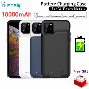 10000mah battery case for iphone 13 pro 12 11 pro max smart power bank charging charger cover for iphone xs max xr 7 8 plus se 2 free global shipping