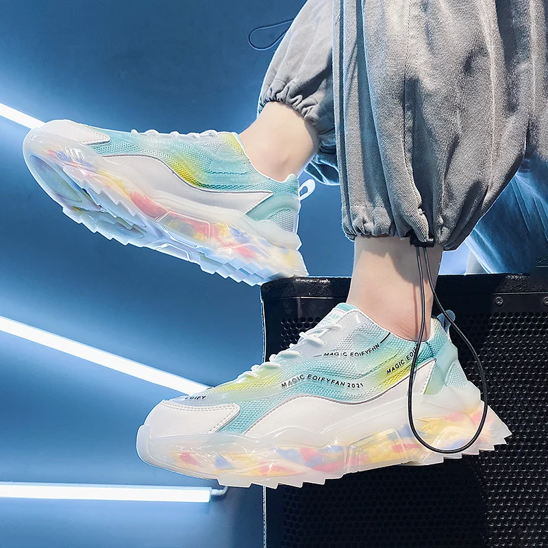 Мужские кроссовки удобная прогулочная светильник дышащая Спортивная обувь для