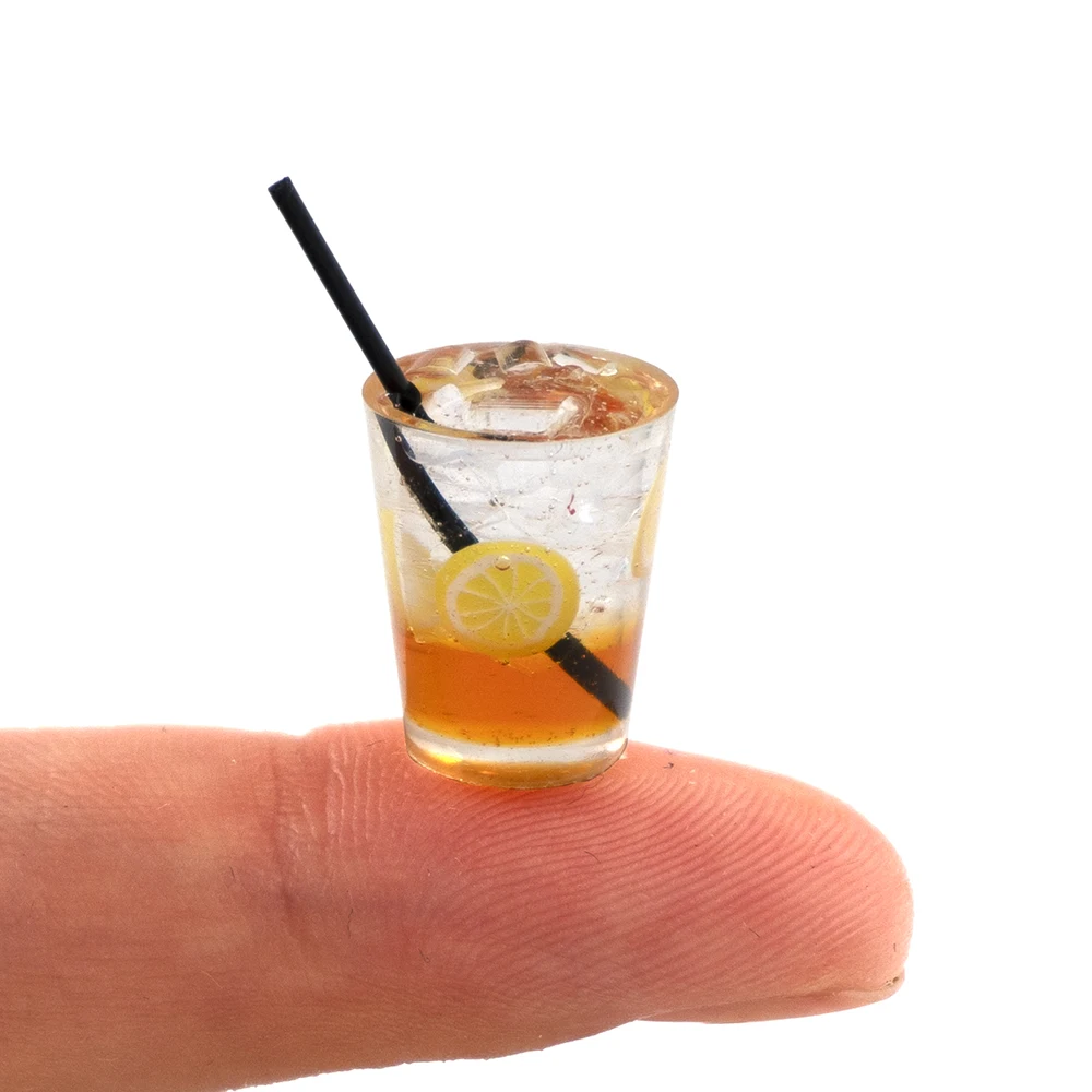 1 шт. 1/12 кукольный домик Миниатюрный Летний Фруктовый чайный стакан имитация