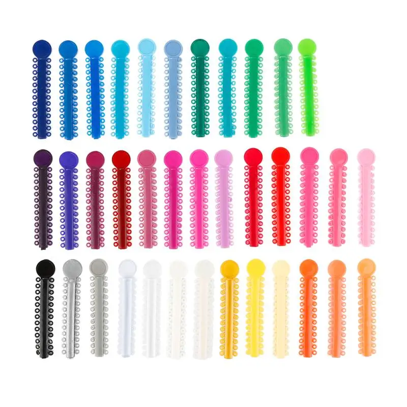 40 шт. Ортодонтическая Лигатура для полости рта зубные эластомерные лигаторные