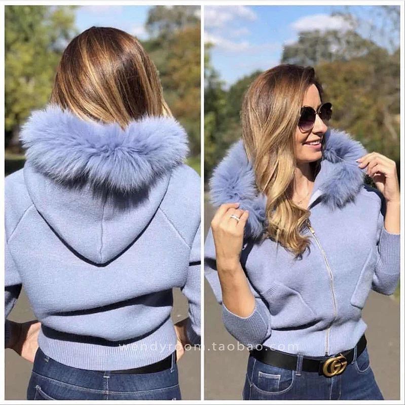 

Bomber Jaquetas Feminino Casaco Limited Time Discount 2020 Winter New Fox Fur Collar Bat Sleeve Loose Thick Warm Coat Woman