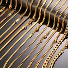 Vnox Минималистичная змея Пшеница Фигаро веревка кубинская звеньевая звено женские металлические Золотые заполненные чокеры из нержавеющей стали
