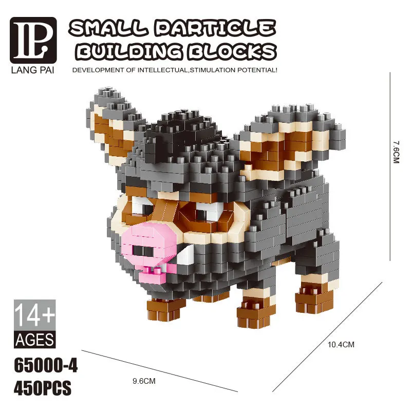 Животные Орел свинья собака кошка птица мышь медведь обезьяна рыба наборы модель