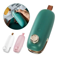 usb charging sealing machine hand pressure portable mini heating plastic packaging machine handheld vacuum food sealing device