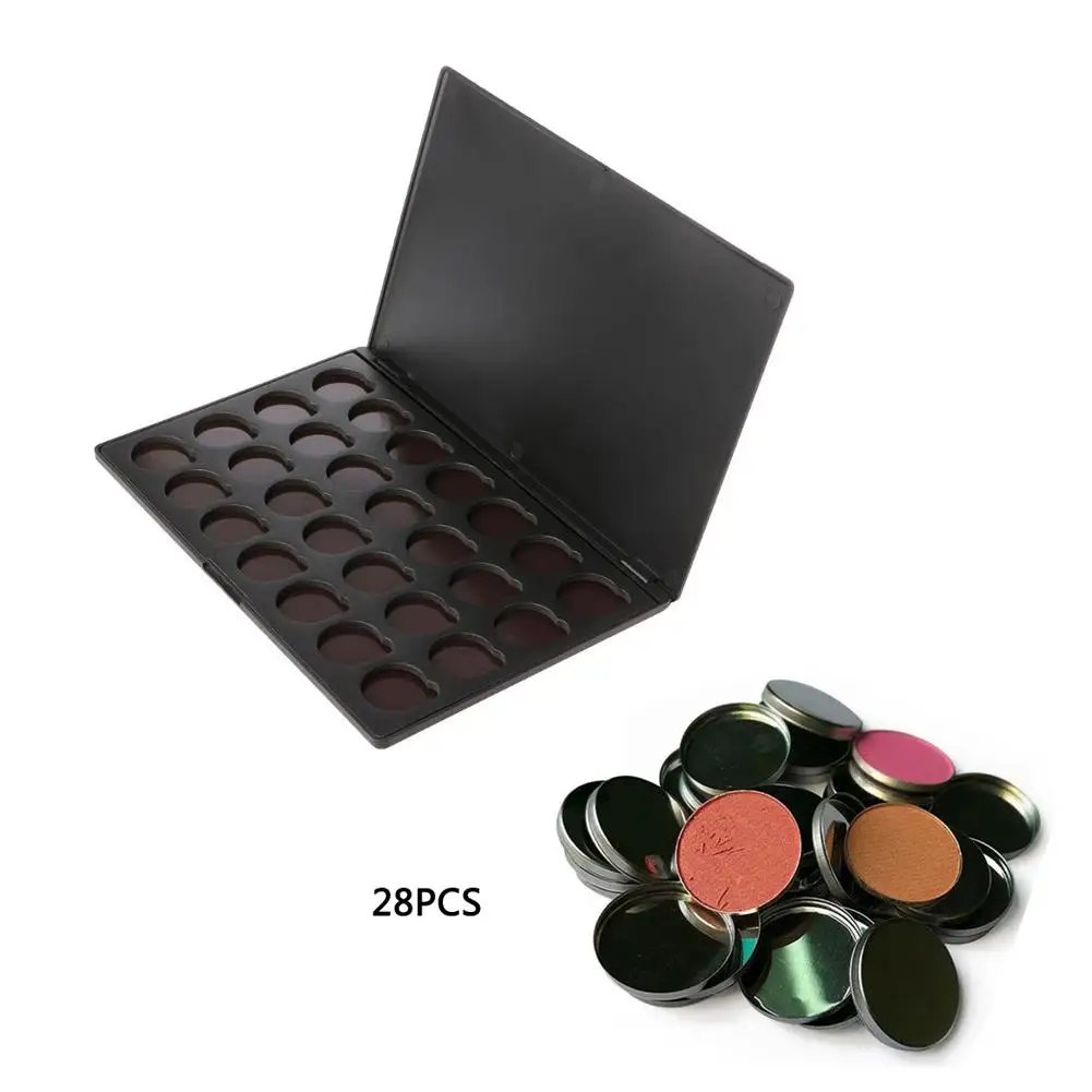 28 Mesh Empty Palette Plastic Case Portable Storage Tool For Eye Shadow Lip Gloss BB Cream Basic |