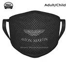Автомобильные воздухопроницаемые лицевые маски Aston Carbon с логотипом, Chevrolet Aston Jdm гонки Мотоспорт Mclaren Grand Prix Vettel