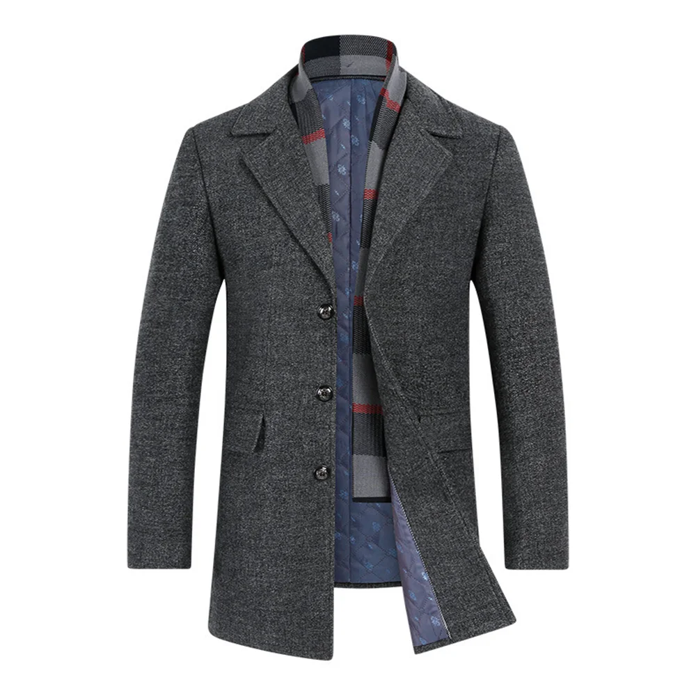 Утолщенный пуховик с капюшоном на осень и зиму из младшего среднего возраста