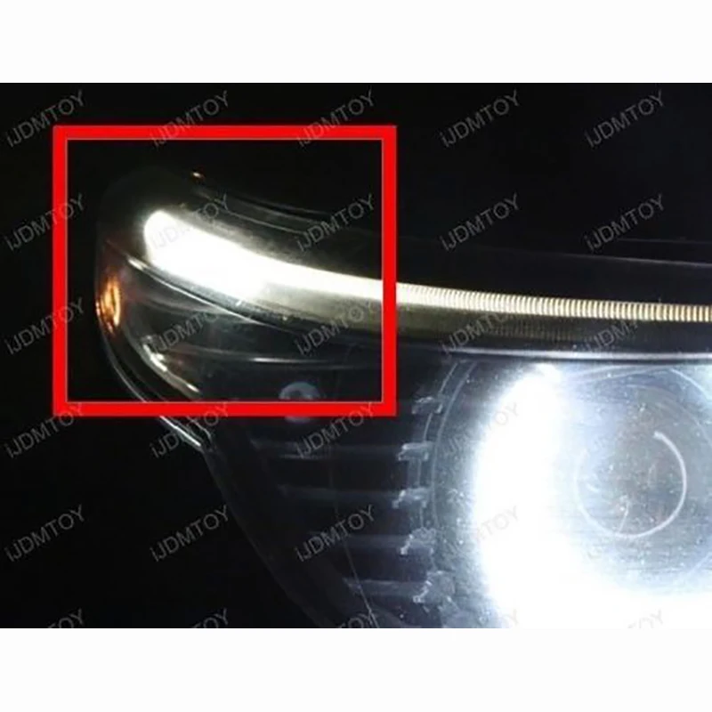 2шт ксеноновый Белый светодиодный модуль для BMW E60 2008 2010 2009 LCI 5 серия век бровей мод