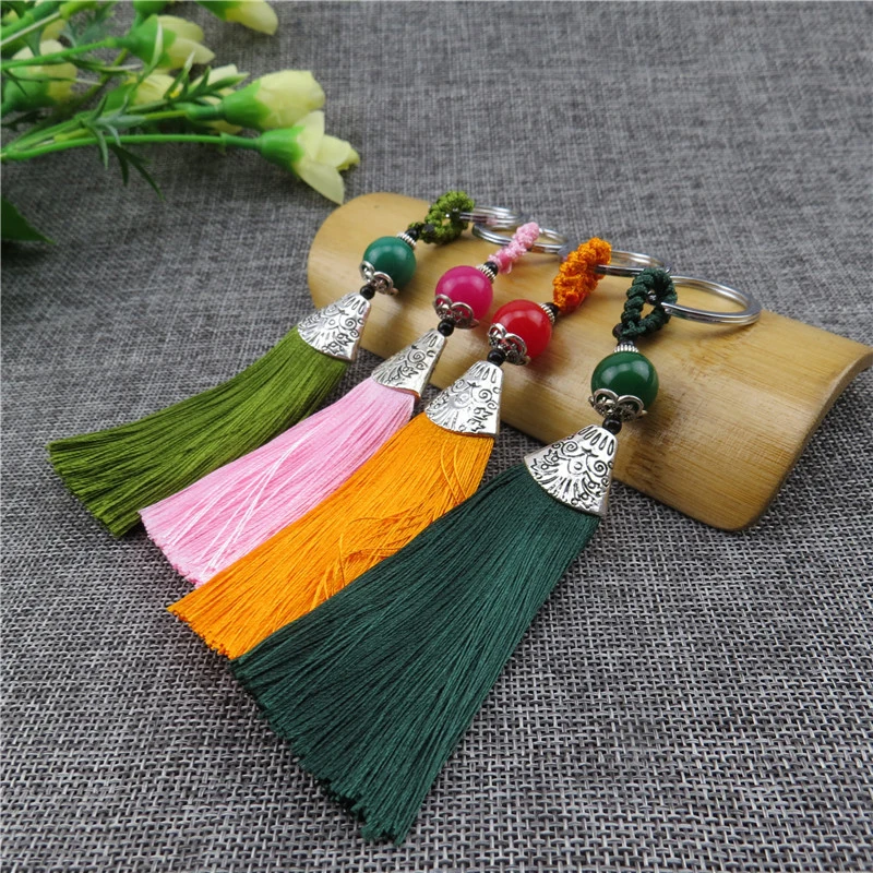 Новый 5 шт./упак. 8 см ключ с кисточкой для вентилятора/занавеска/декоративные