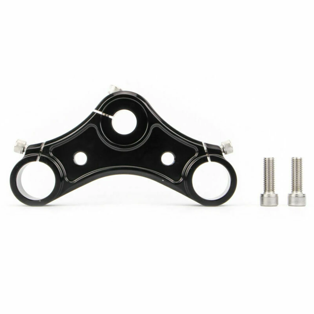 

Motorcycle New Top Triple Clamps Riser Holes For Harley Sportster XL1200X 04-17