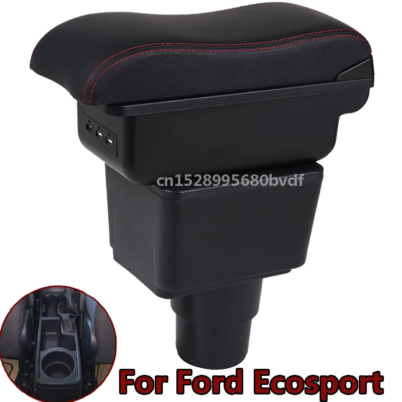 

Подлокотник для FORD EcoSport, автомобильный подлокотник 2018-2021, интерьерный подлокотник USB для хранения