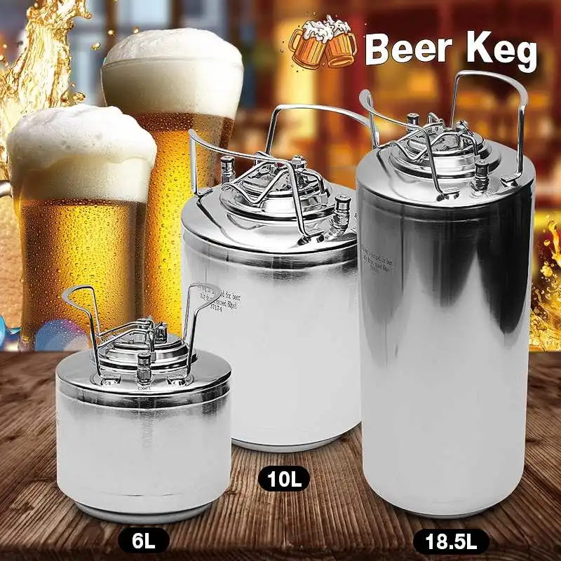 Низкотемпературная бочка для пива из нержавеющей стали объем 10 л/20 л|Пивоварение|