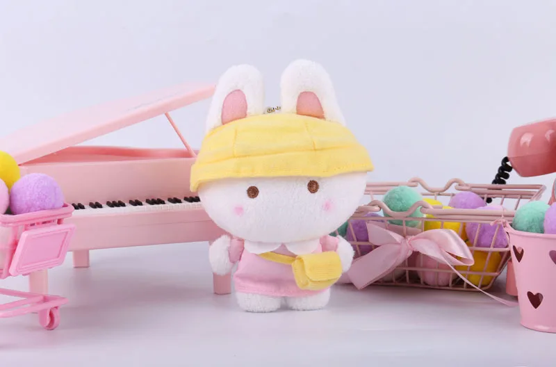 Sanrio melody Keroppi, студенческие мягкие животные, плюшевые игрушки-подвески для детей, рюкзак, брелок для ключей, кролик, собака