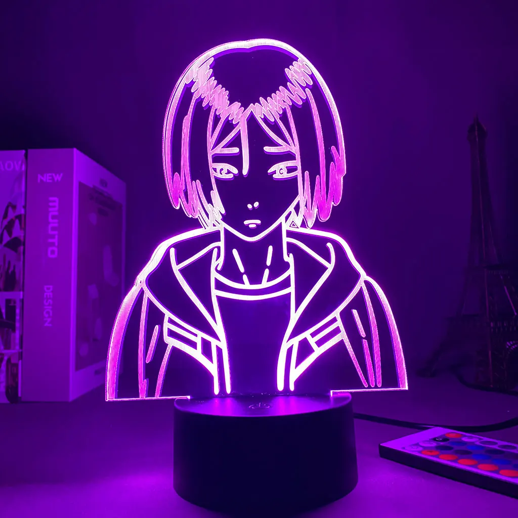 

Anime аниме Haikyuu Series Anime Figure For Home Home Decor Night Lights Gift For Boyfriend 3D Lamp USB Light Kids Bedroom