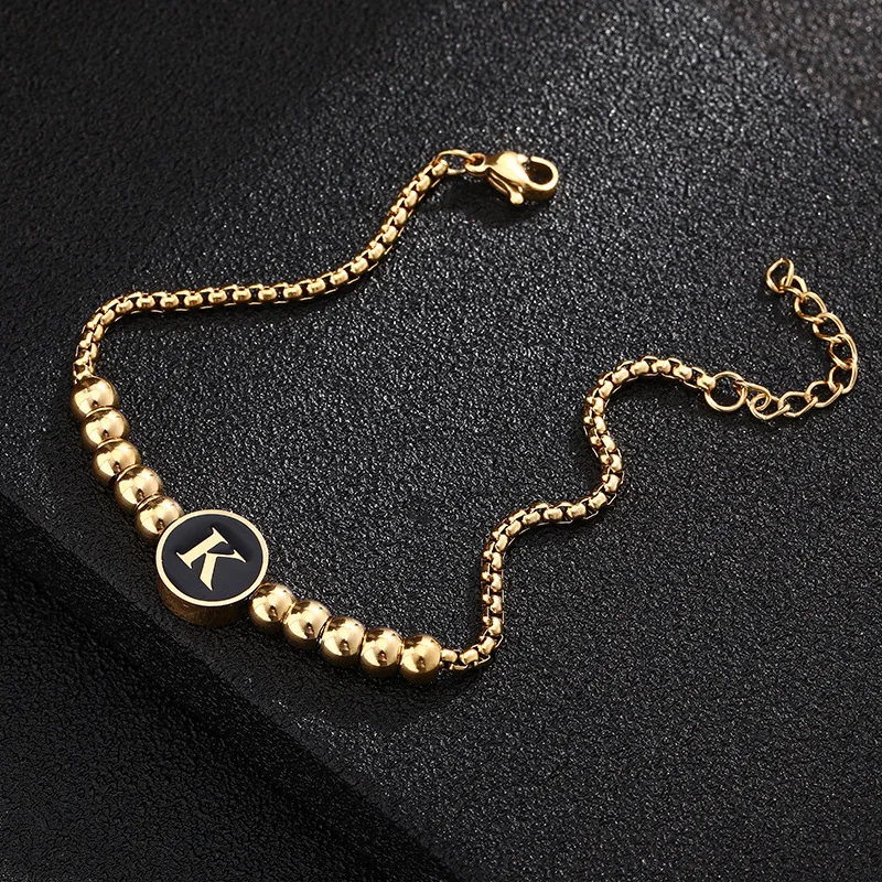 Вместительный Гальванизированный браслет с буквами в европейском и