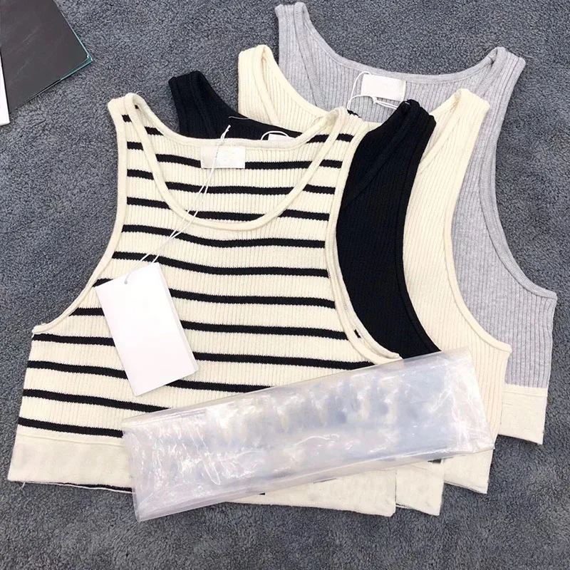 

2021 Summer New Vest Top Bottoming Top Underwear Ice Silk Sports Top All-match Solid Color Pure Cotton S123