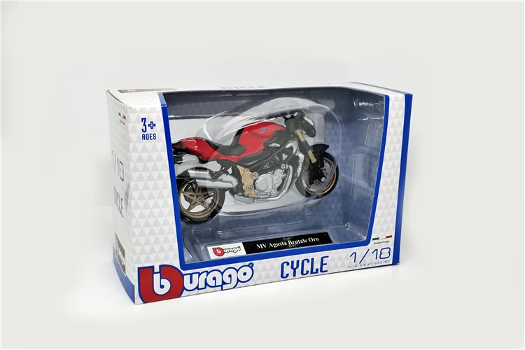 Bburago 1/18 1:18 масштаб MV Agusta Brutale Oro литый под давлением пластиковый металлический