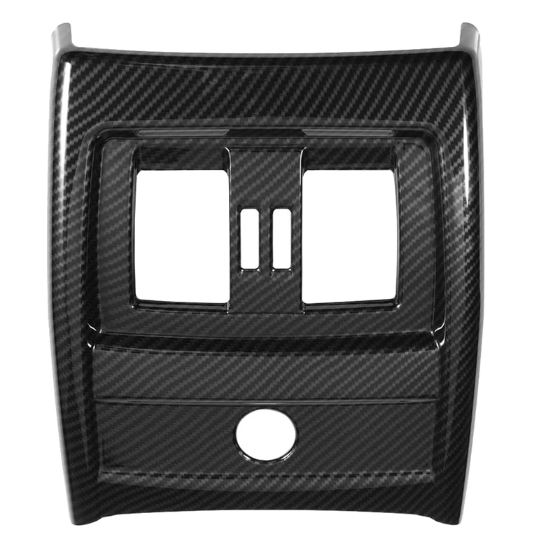 

Карбон волокно заднего сиденья Крышка вентиляционного отверстия кондиционера отделкой в наличии для BMW 3 4 серии F30 F34 2013-2018