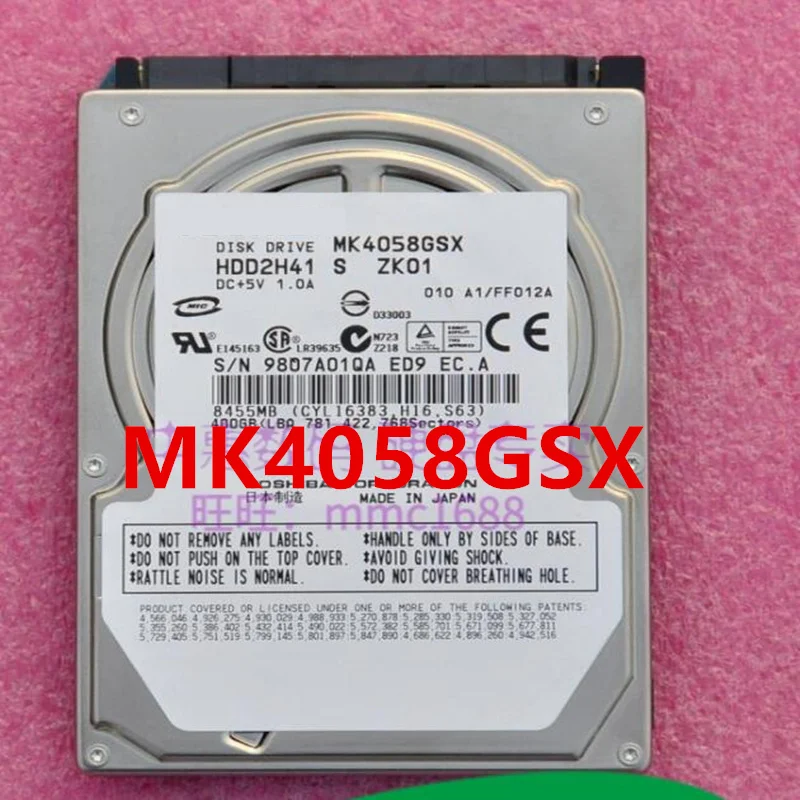 

Almost New Original HDD For Toshiba 40GB 2.5" 8MB SATA 5400RPM For Laptop HDD For MK4058GSX