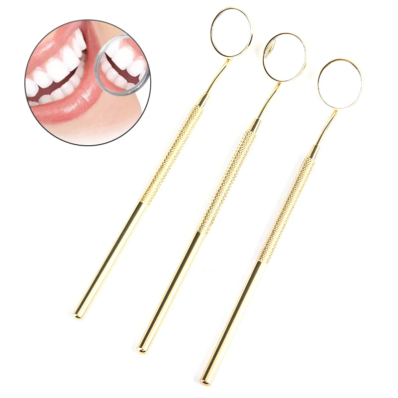 

Dental Mouth Mirror Multifunction Checking Eyelash Extension Tool Stainless Steel Dental Inspection Mirror Teeth Cleaning Supply