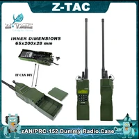 z tac tactical an prc 152 dummy radio communicate case military prc 152 talkie walkie box case for outdoor wargame sports