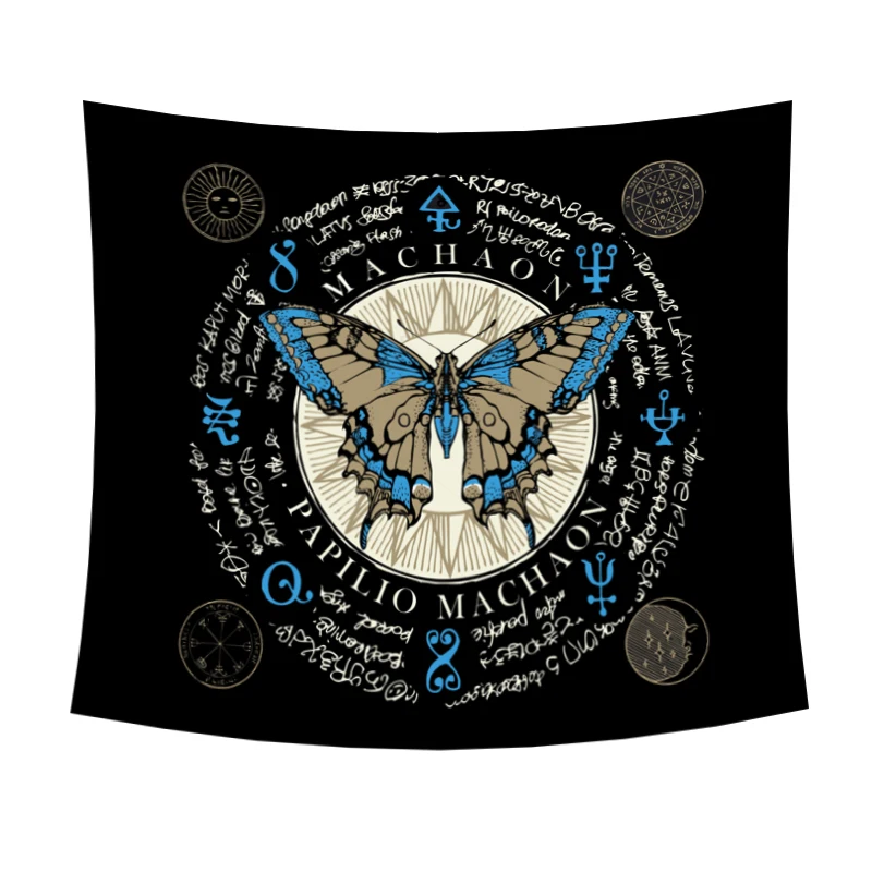 Настенный Гобелен Satanic для колдовства Висячие гобелены таинственная Divination Baphomet