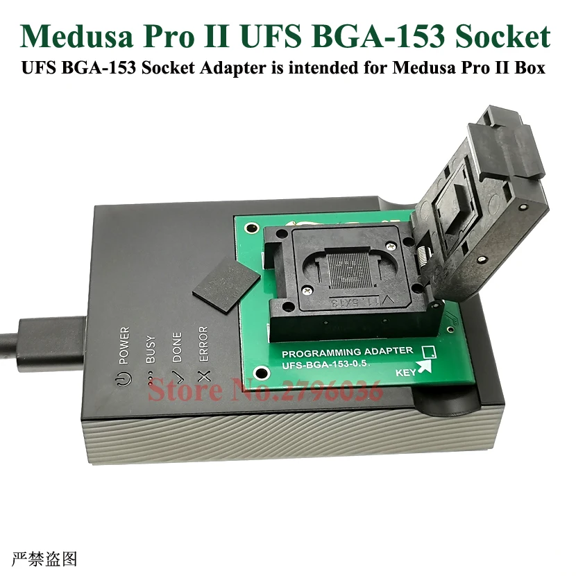 2021 Medusa Pro II коробка UFS BGA 153 розетка для huawei OPPO R17 vivo разблокировка|Детали устройств