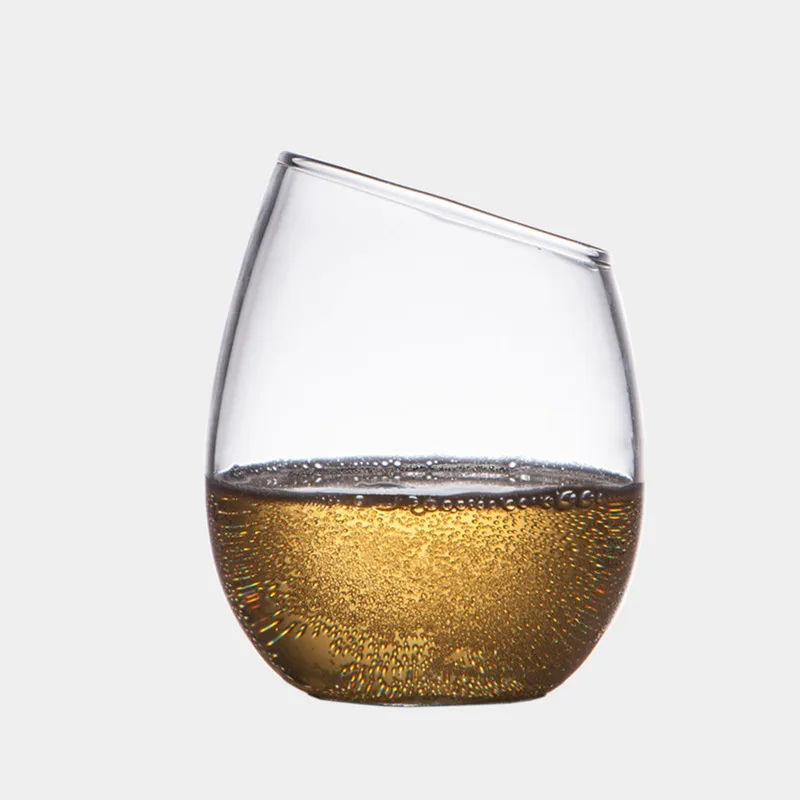 Бесступенчатый бокал для вина напитков шампанского коктейлей виски пива