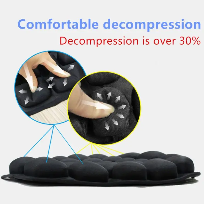 

Free shipping 3D Anti-gravity Motorcycle Decompression Cushion Seat Pad Electric Vehicle Battery Car Inflatable Cushions