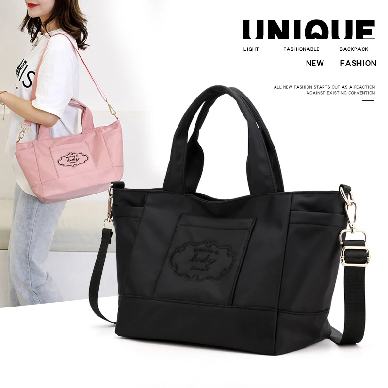 

Новинка 2021, модные женские сумки, сумки на плечо, нейлоновая большая Высококачественная женская сумка, роскошные сумки-мессенджеры, вместит...