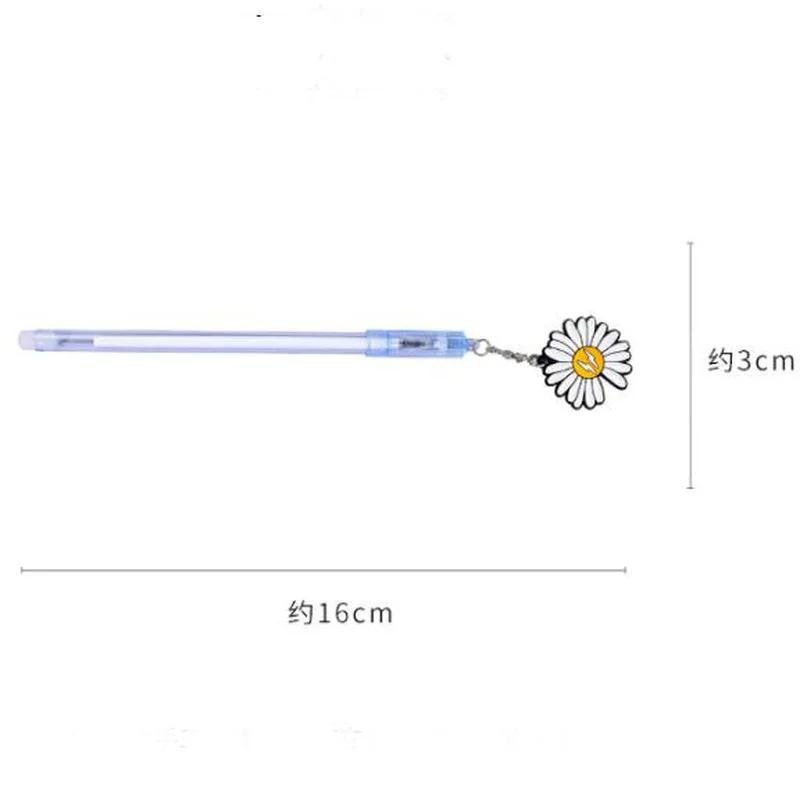 Дейзи гелевая ручка с подвеской 0 38 мм канцелярские новинки милые ручки
