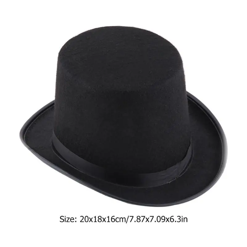 

Solid Temperament Personality High Hat Especially Creative Popular Women Men Party Costume Magician Stage Performance Cap