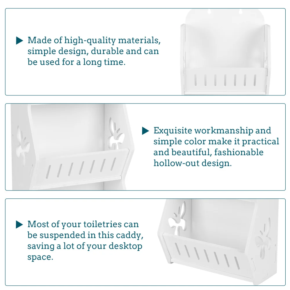

Multi-layer Wall-mounted Rack Bathroom Storage Rack Punch-free Sundries Holder