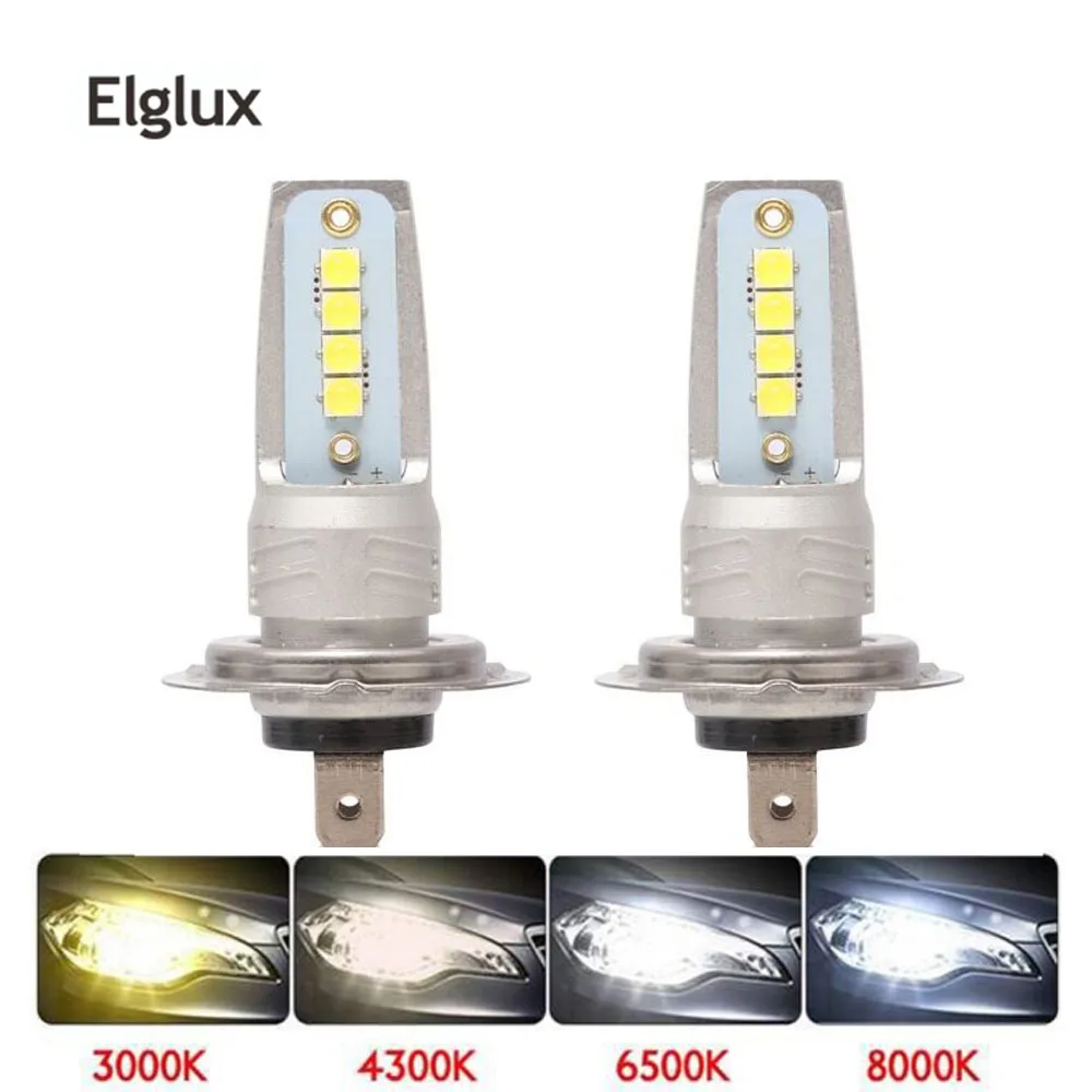 

Мини Автомобильный Светильник лампы светодиодный H4 H7 H1 9005 9006 H11 80 Вт 12000LM автомобильные лампы для фар машины Светильник лампы 6000K 12V 24V налобны...