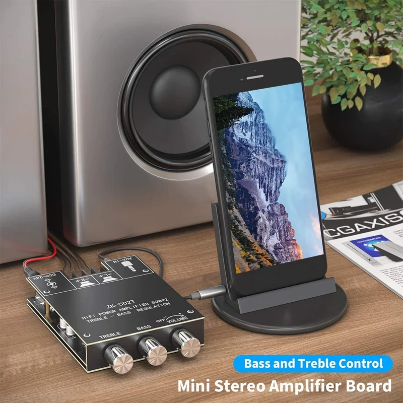 Двухканальный TPA3116 D2 Bluetooth 5 0 сабвуфер усилитель плата высокой мощности o стерео