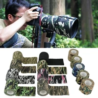 1 rolls self adhesive non woven camouflage hunting camo stealth tape bandages non slip bicycle handbar tape stealth wrap