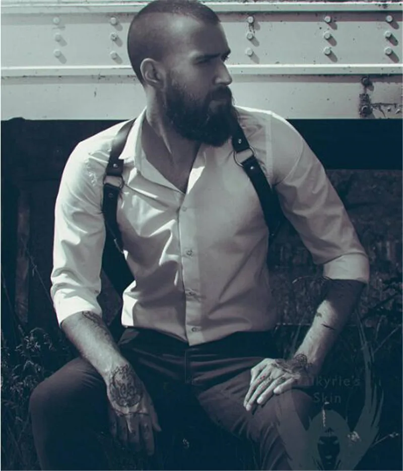 Deepeel 1 шт. Новое поступление модные унисекс подтяжки из искусственной кожи сплав