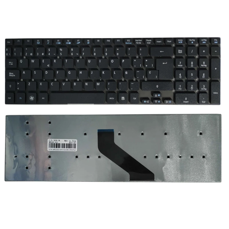 Новая испанская клавиатура для ноутбука Acer Aspire ES1-512-C4DW extensa 2519 EX2519 N15W4 2519-C6K2 C4EB SP