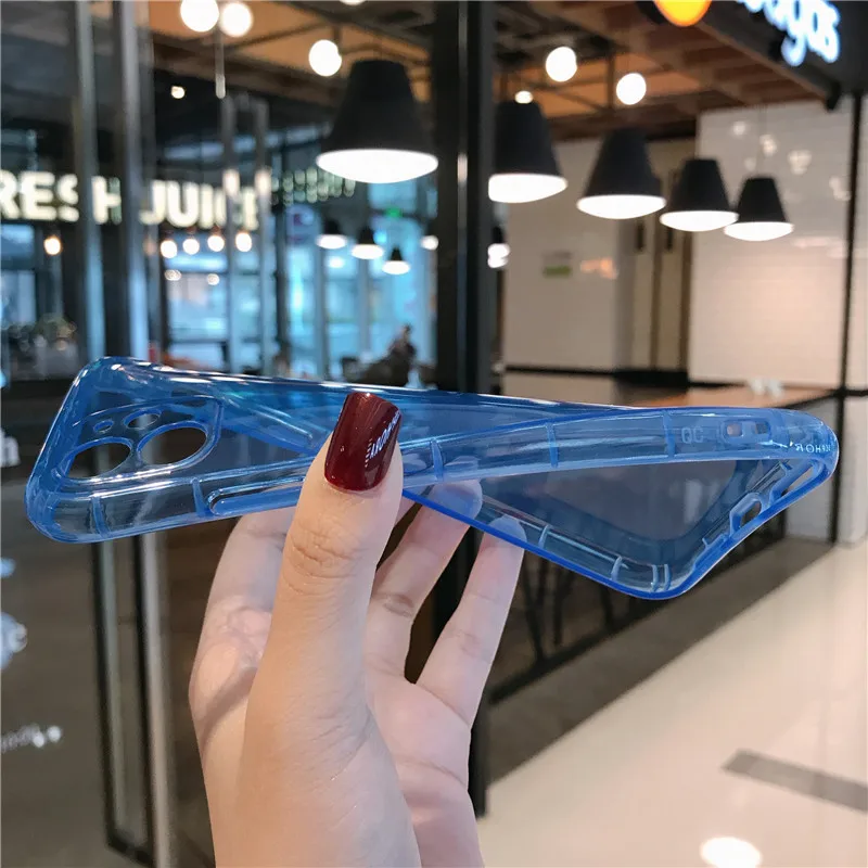 LOVECOM неоновый флуоресцентный противоударный чехол для телефона iPhone 12 Mini 11 Pro Max XR X