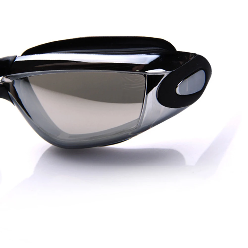 Очки для плавания с головной уборкой зажимом носа водонепроницаемые очки