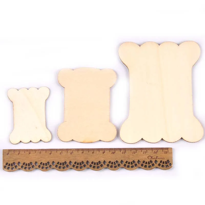 54/72/98 мм деревянные плоские катушки для ниток шнур провод карта нити гирлянды