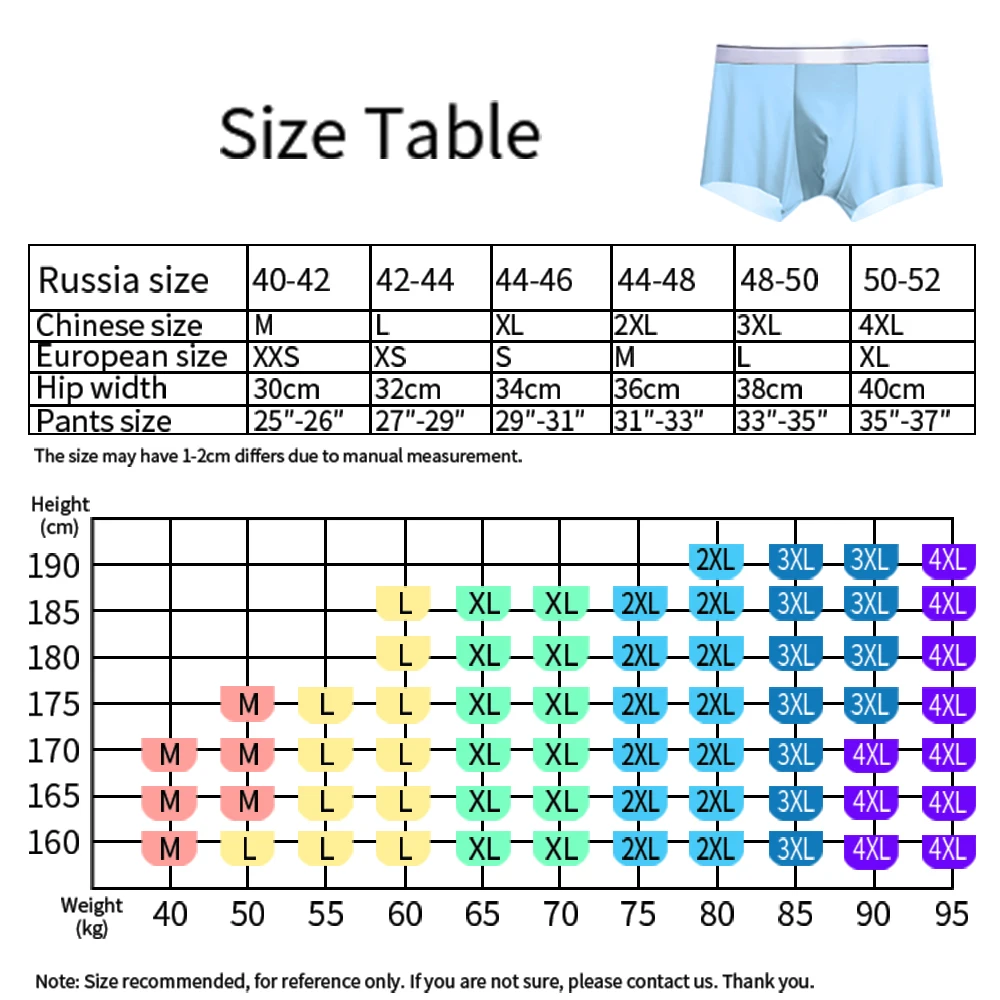 Underwear Men Boxer Briefs Shorts Underpants Man Breathable Comfortable Soft Men's Panties Long Male Couple Sexy Set Larger Size