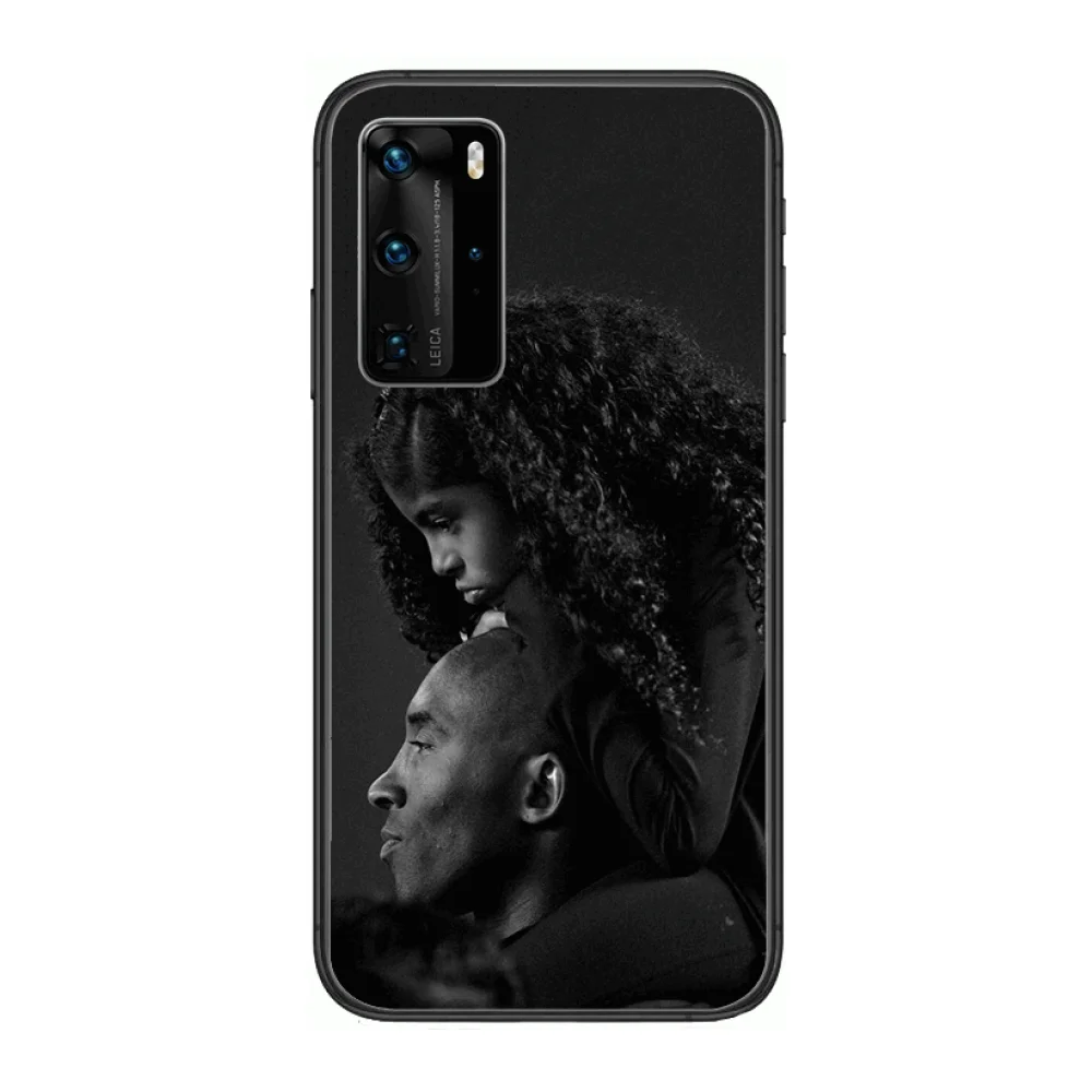 

Jersey number 24 basketball Phone Case For Huawei P 40 30 20 10 Lite Smart Z Pro Black Etui Coque Painting Hoesjes comic fash