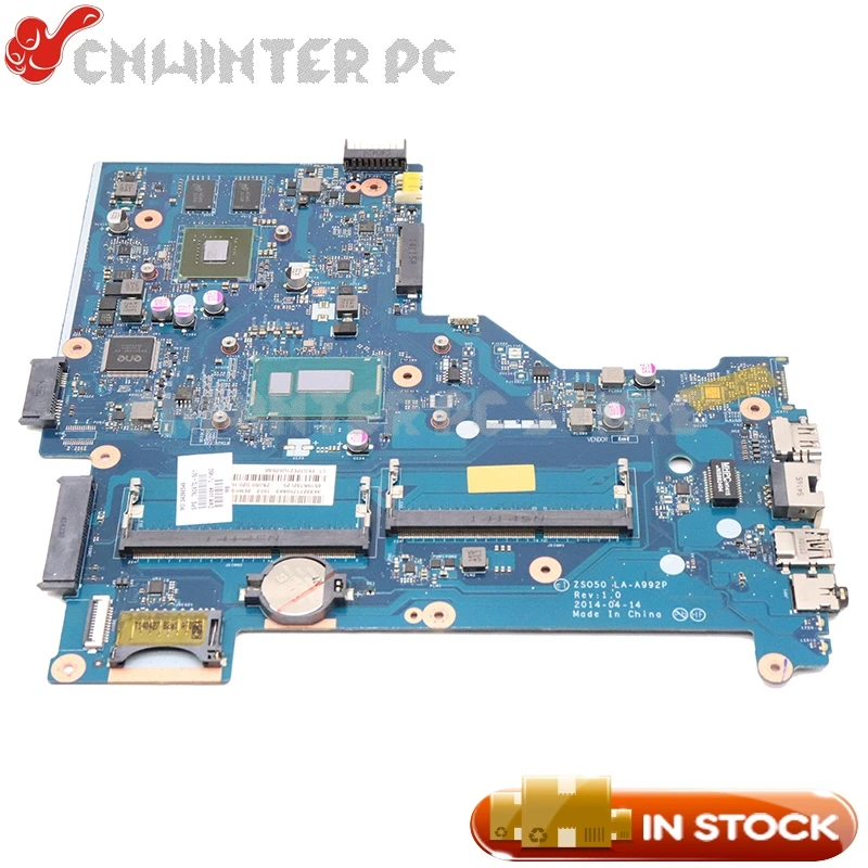 Материнская плата NOKOTION 760970-501 760970-001 для ноутбуков HP 15-R ZSO50 LA-A992P 15 6 дюймов SR1EF i5-4210U