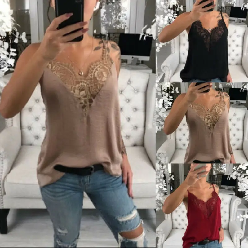 Женские кружевные топы сексуальный жилет модный камзол безрукавка майка